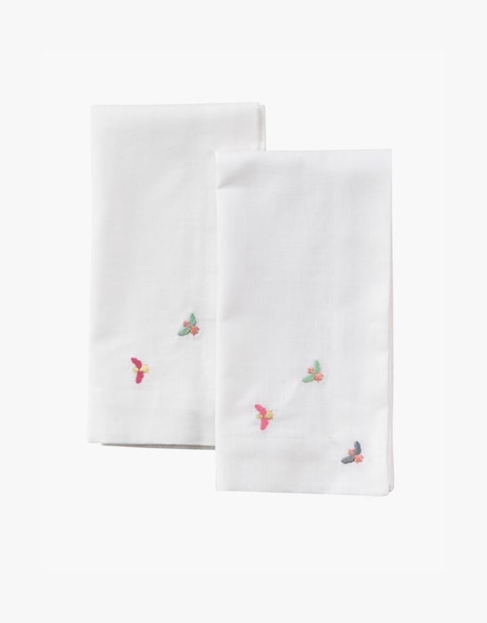 Tygservett vit - 47x47 cm vit - 1