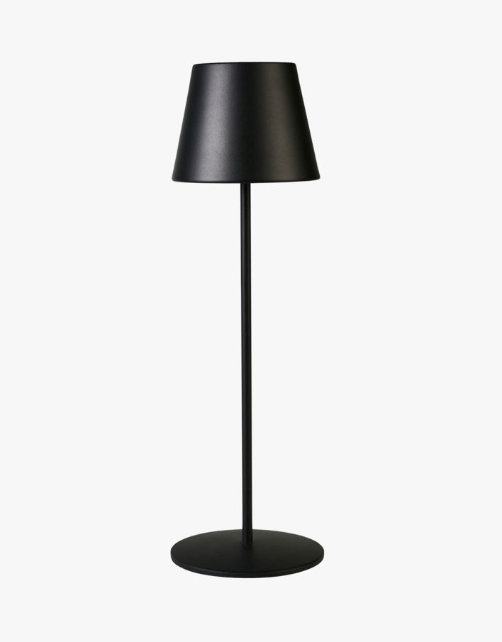 Led lampa svart - 12x12x38 cm svart - 1