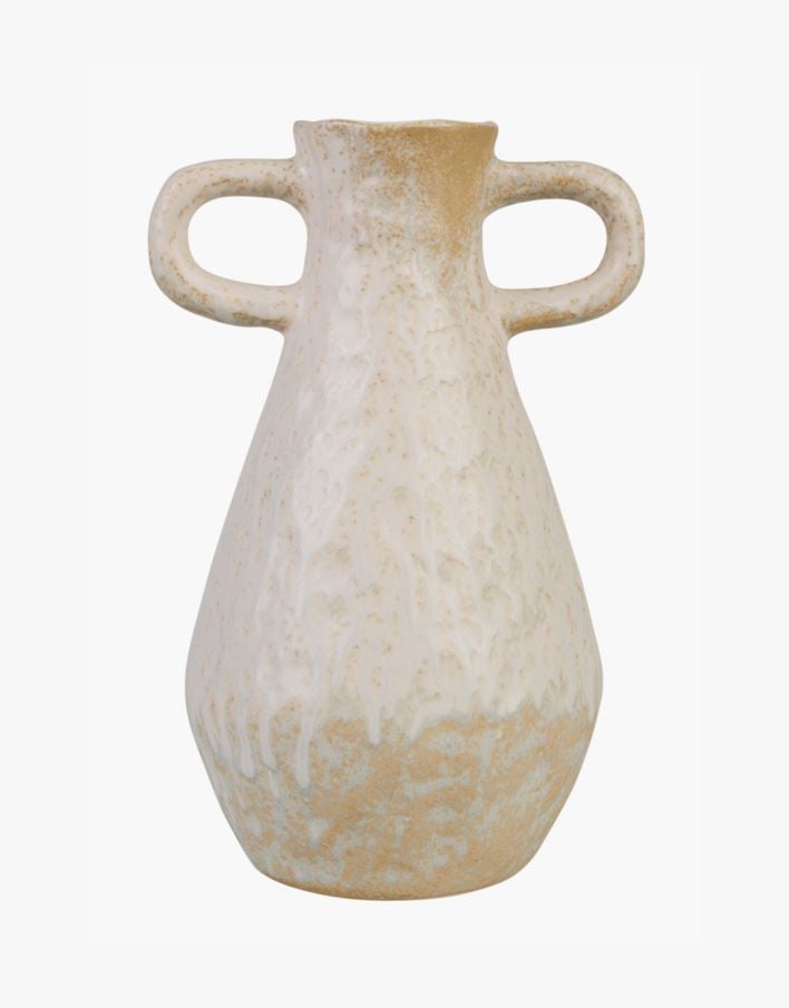 Vas ljusbeige - 17,8x15,2x27 cm ljusbeige - 1