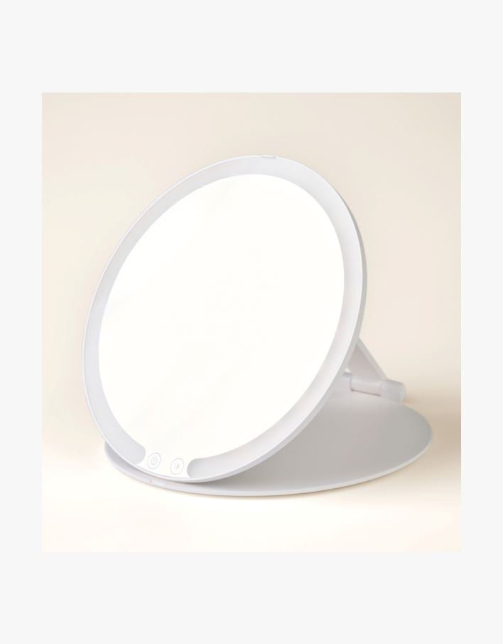 Spegel vit - 19,7x20x1,5 cm ø20 vit - 1