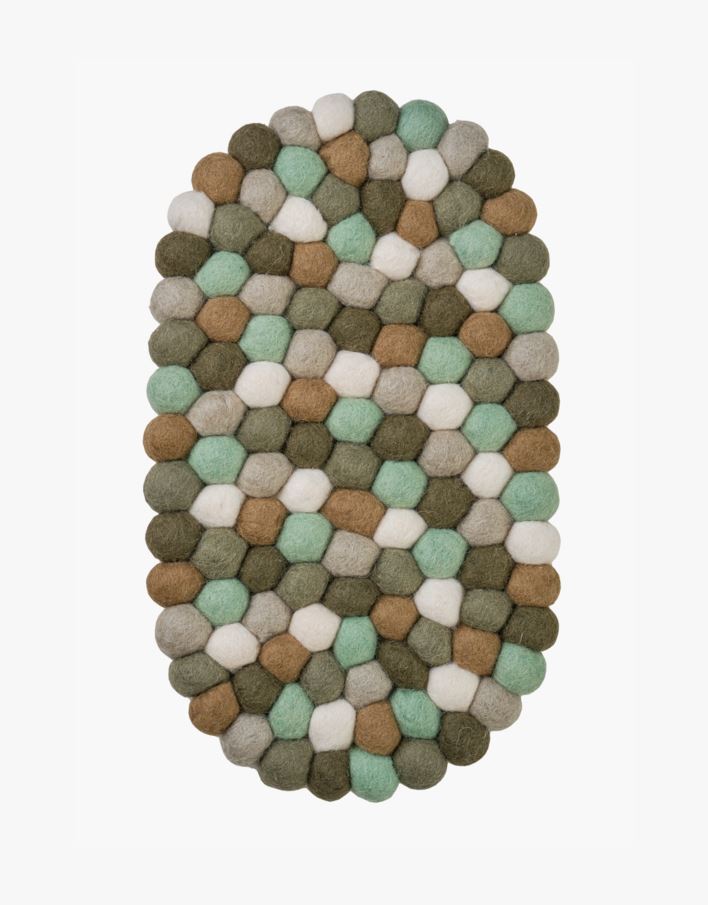 Grytunderlägg olivgrön - 33x19 cm olivgrön - 1