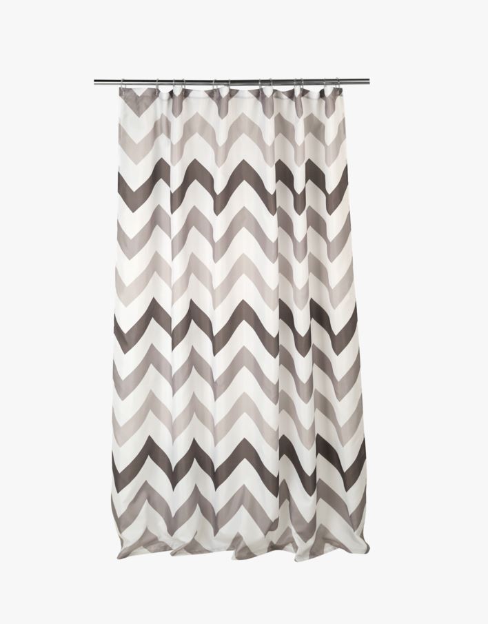 Duschdraperi multi/beige - 180x200 cm multi/beige - 1