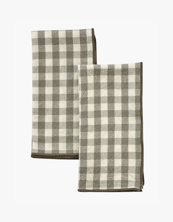 2-pack tygservetter grön - 45x45 cm grön - 1