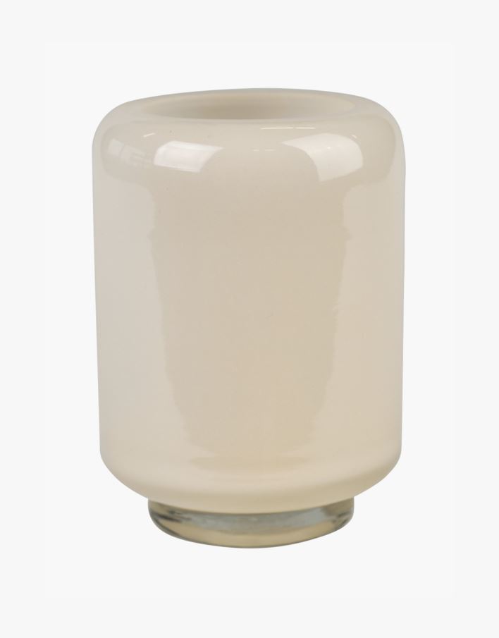 Värmeljushållare ljusbeige - 7x7x10 cm ljusbeige - 1