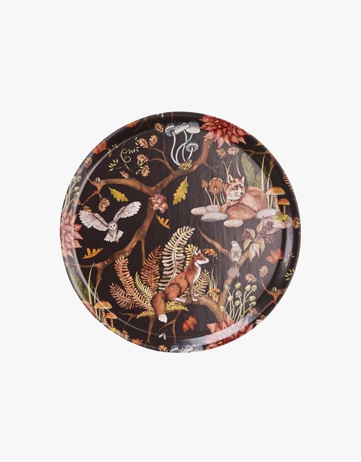 Bricka multi/brun - ø38 multi/brun - 1