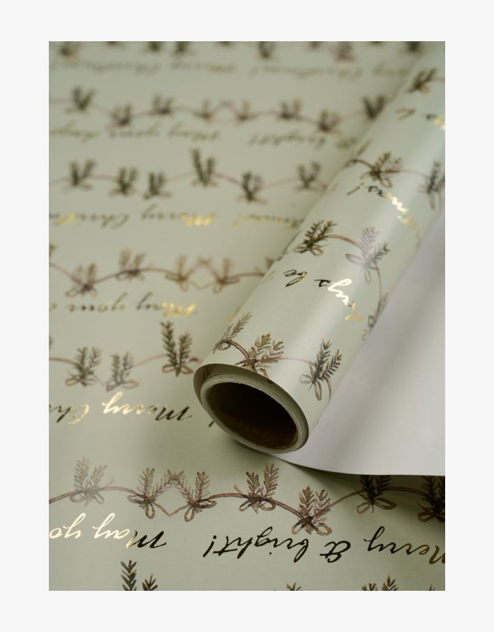 Presentpapper ljusgrön - 70x300 cm ljusgrön - 1