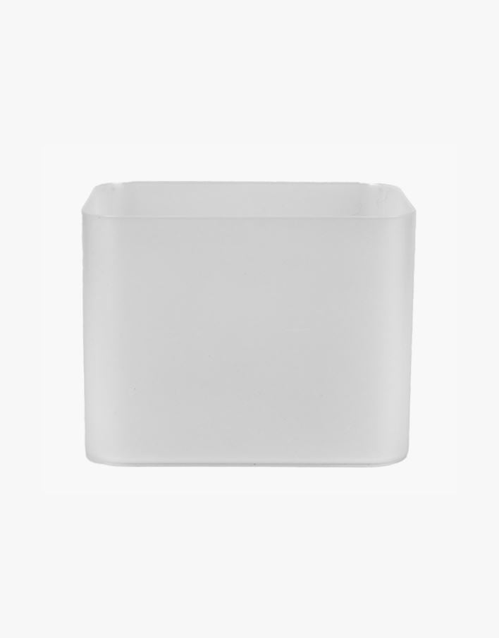 Förvaringslåda frostad - 15x22x17 cm frostad - 1