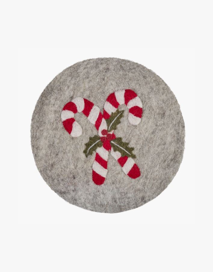 Grytunderlägg multi/grå - ø21 cm multi/grå - 1