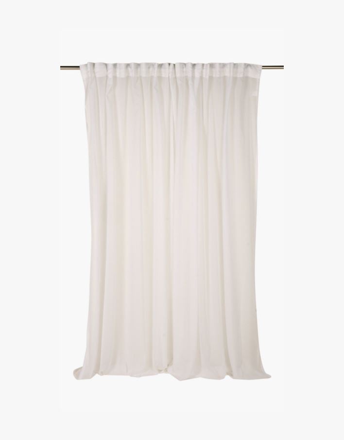 Extra bred gardin vit - 270x240 cm vit - 1