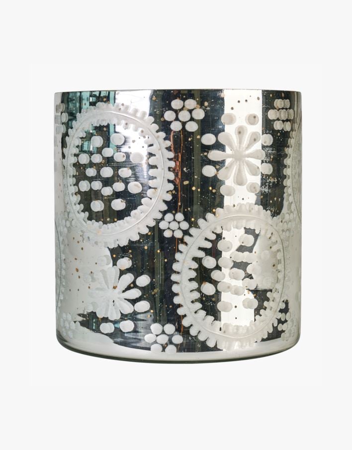 Värmeljushållare silver - 20x20x20 cm silver - 1