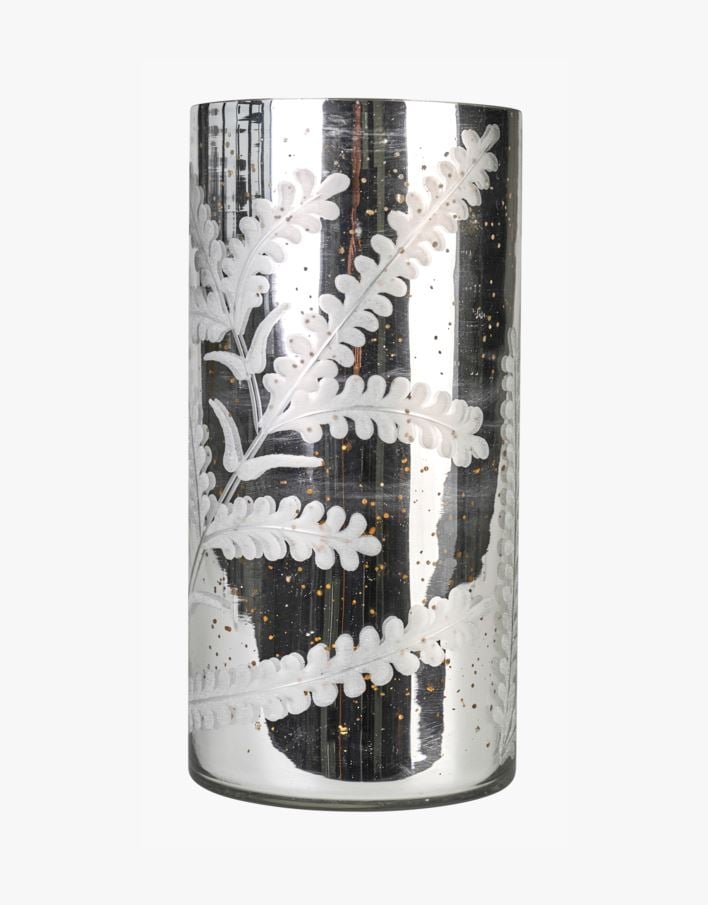 Värmeljushållare silver - 15x15x31 cm silver - 1