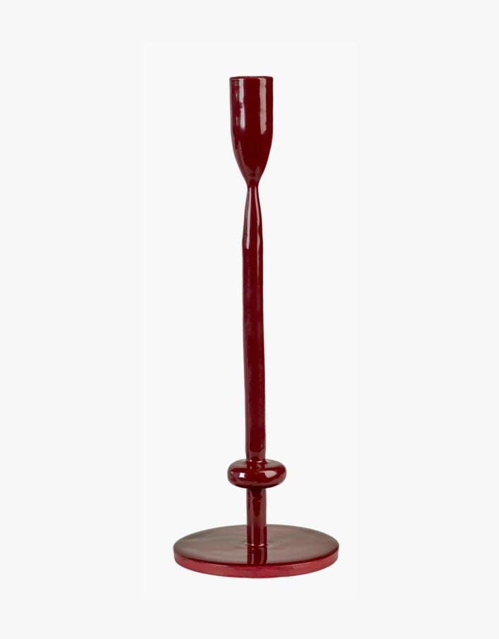 Ljusstake röd - 9x9x20 cm röd - 1