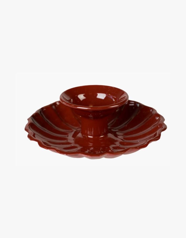 Ljushållare röd - 12x12x4,5 cm röd - 1