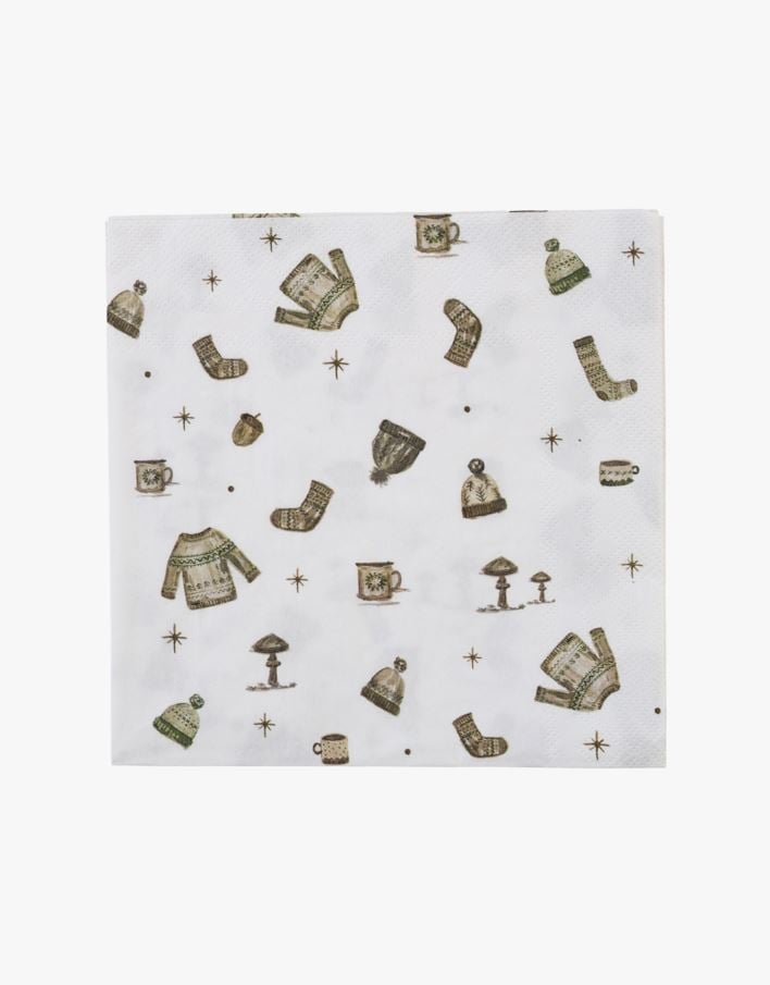 Pappersservetter multi - 33x33 cm multi - 1