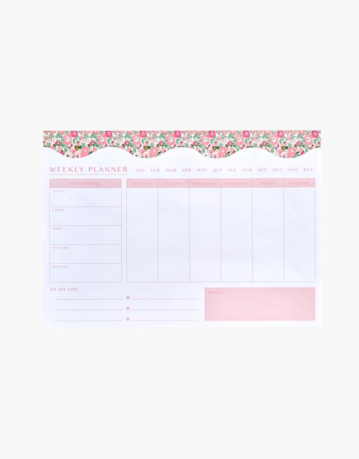 Veckoplanerare rosa - 21x30 cm rosa - 1