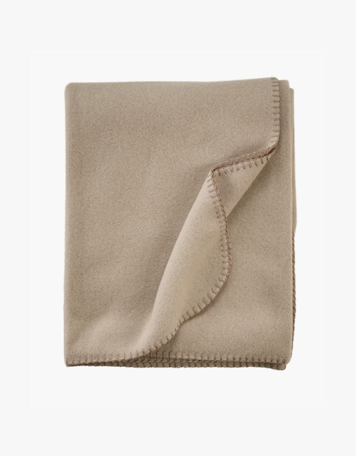 Fleecepläd taupe - 130x170 cm taupe - 1