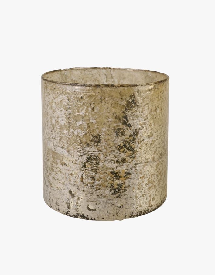 Värmeljushållare guld - 15x15x15,5 cm guld - 1