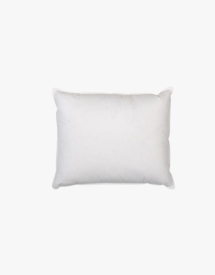 Hög dun- och fjäderkudde vit - 50x60 cm vit - 1