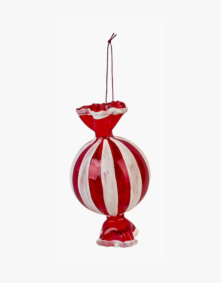 Julgransdekoration multi/röd - 8,2x8,2x14 cm multi/röd - 1