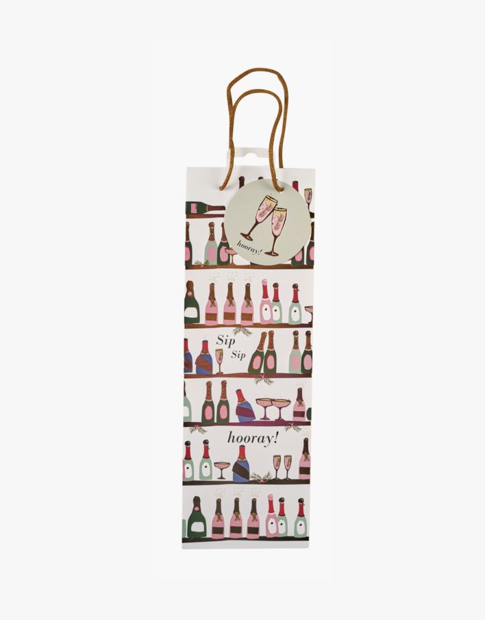 Flaskpåse vit - 12x36x10 cm vit - 1