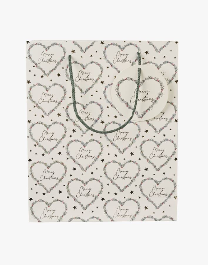 Presentpåse offwhite - 24x29x10 cm offwhite - 1