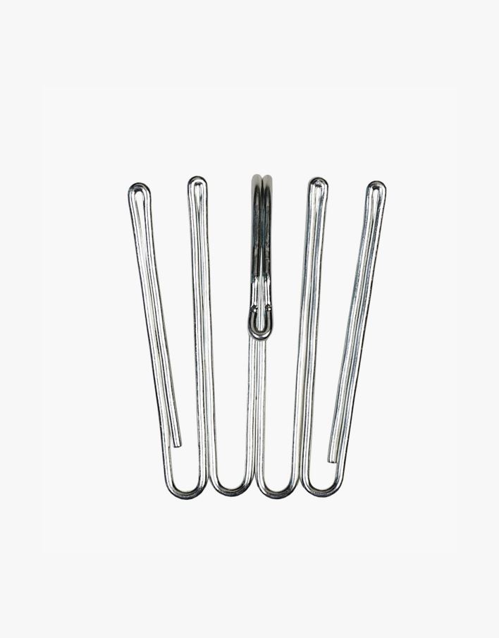 Gardinkrokar, höga stål - 4,5x3cm stål - 1