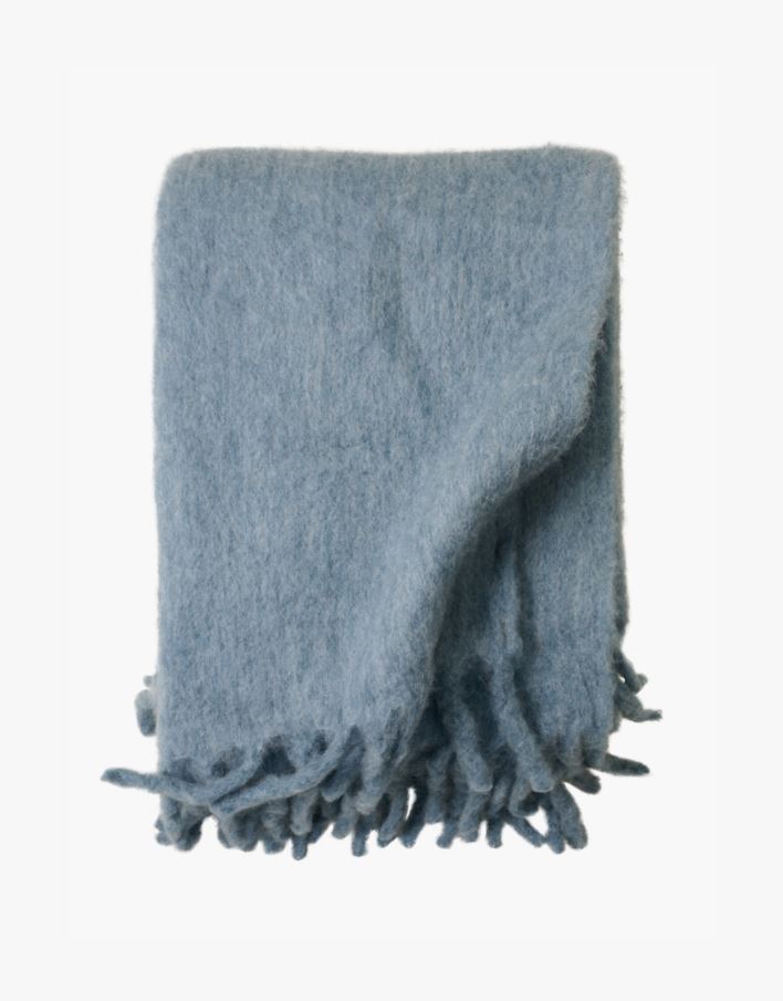 Pläd blå - 130x170 cm blå - 1