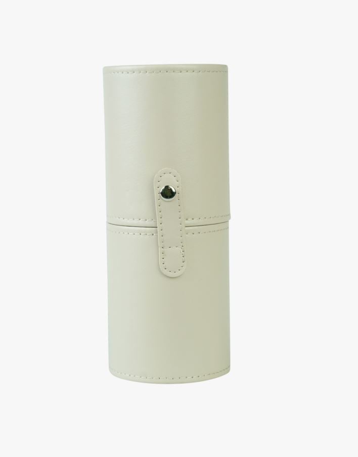 Fodral för sminkborstar beige - 8x20 cm beige - 1