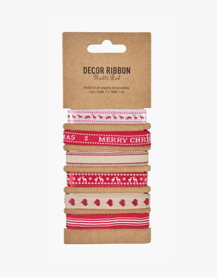 Band multi/röd - 6x2 cm multi/röd - 1