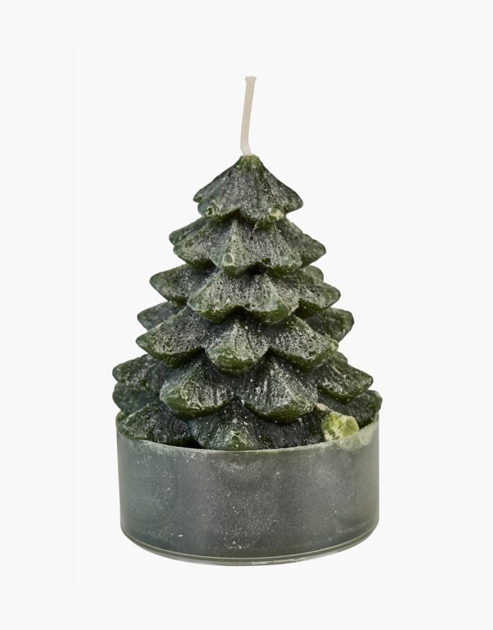 Prydnadsljus grön - 10 cm ø6 grön - 1