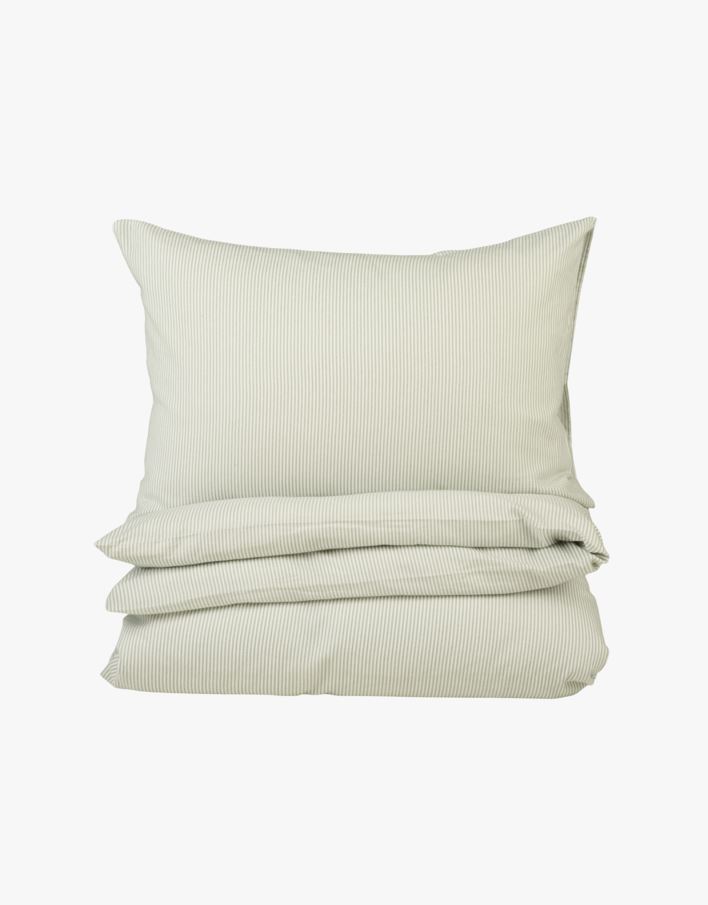 Påslakanset i flanell grön - 150x210 cm grön - 1