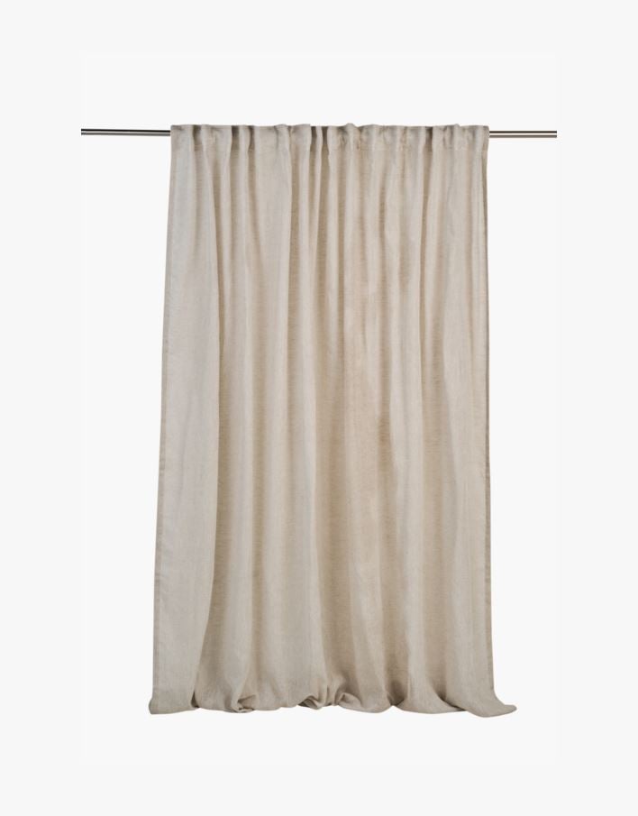 Extra bred linnegardin natur - 240x300 cm natur - 1