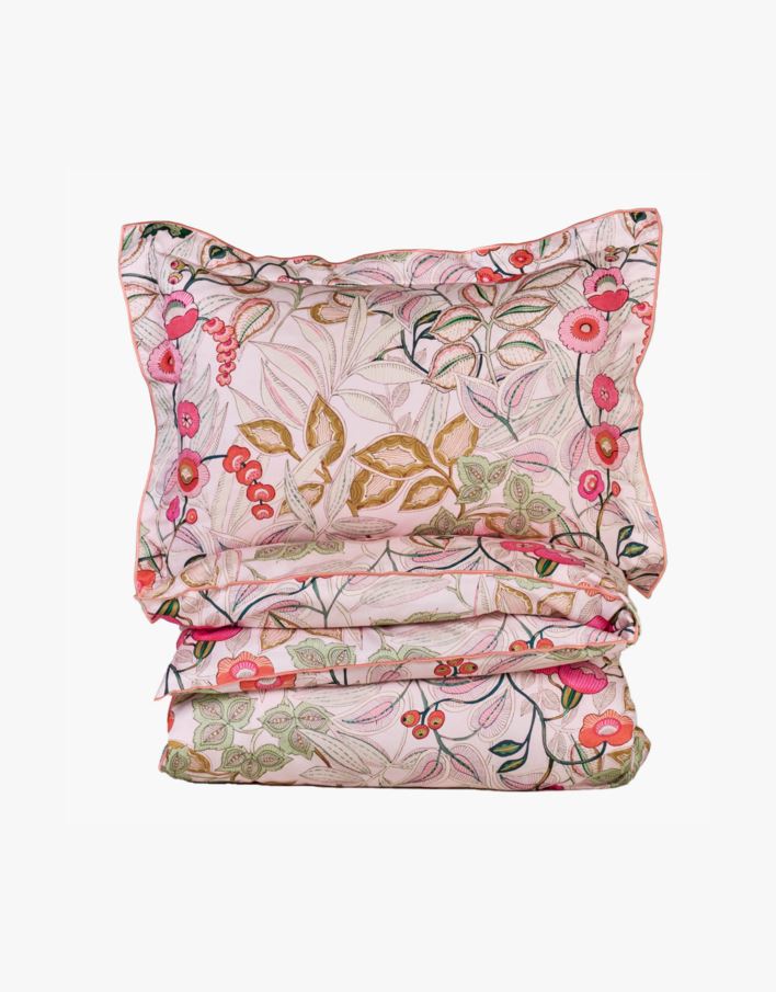 Påslakanset i satin multi - 150x210+50x60 cm multi - 1