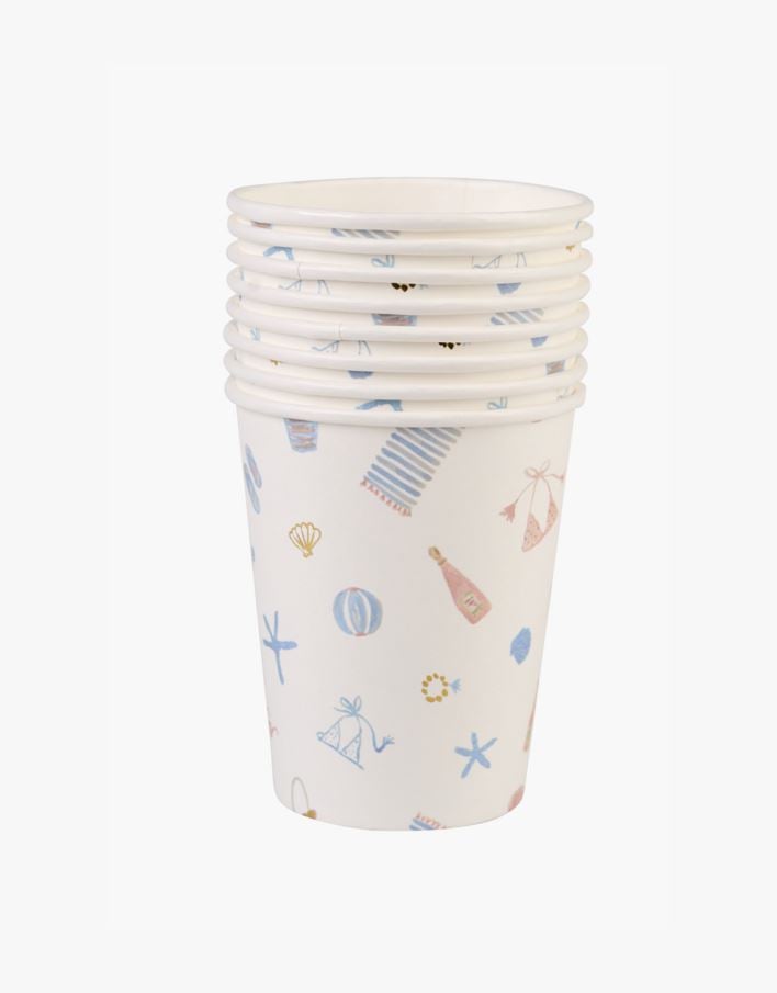 Pappersbägare, 8-pack multi - 250 ml multi - 1
