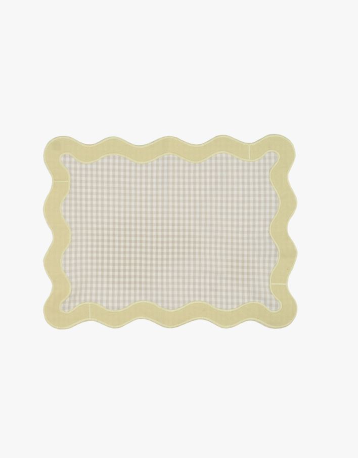 Bordstablett gul - 35x45 cm gul - 1