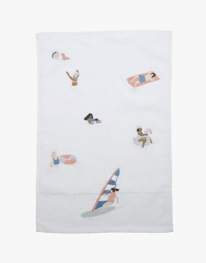 Handduk  vit - 40x60 cm vit - 1