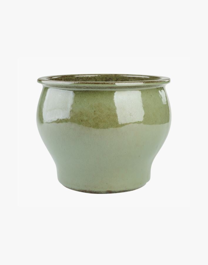 Kruka grågön - 28x28x22 cm grågön - 1