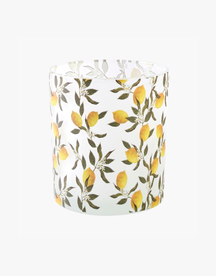 Värmeljushållare multi/gul - 8,8x8,8x10 cm multi/gul - 1