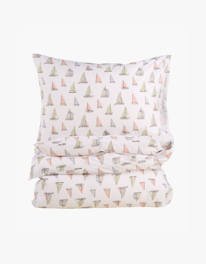 Påslakanset i bomull multi - 150x210+50x60 cm multi - 1