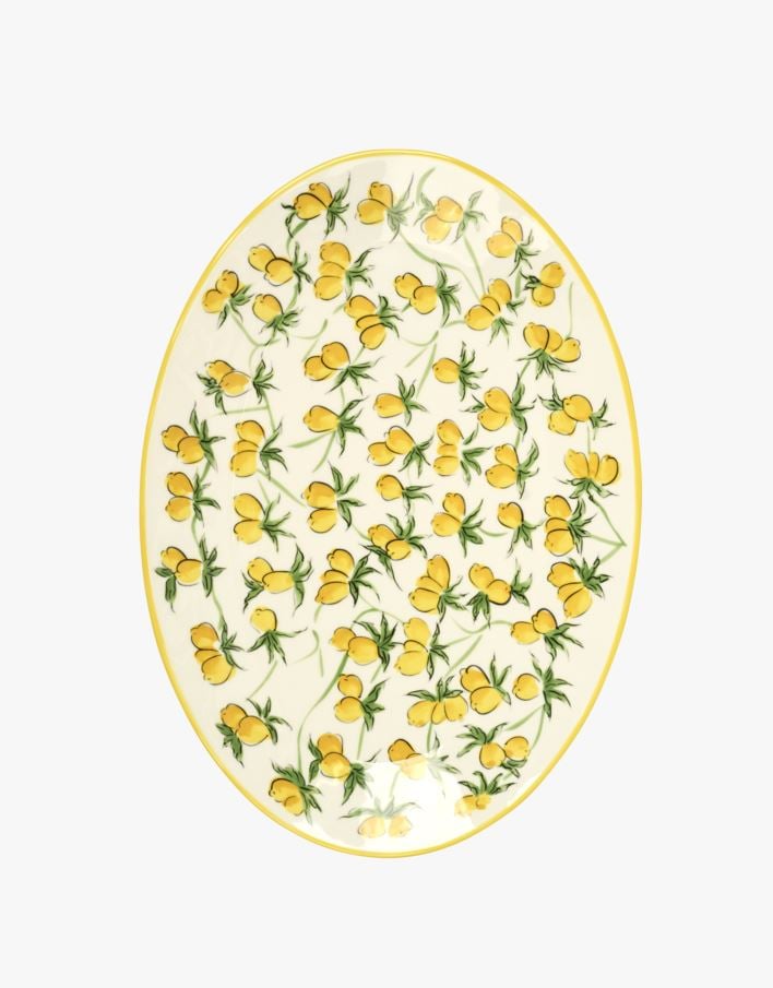 Fat multi/gul - 35,5x25,3x3,2 cm multi/gul - 1