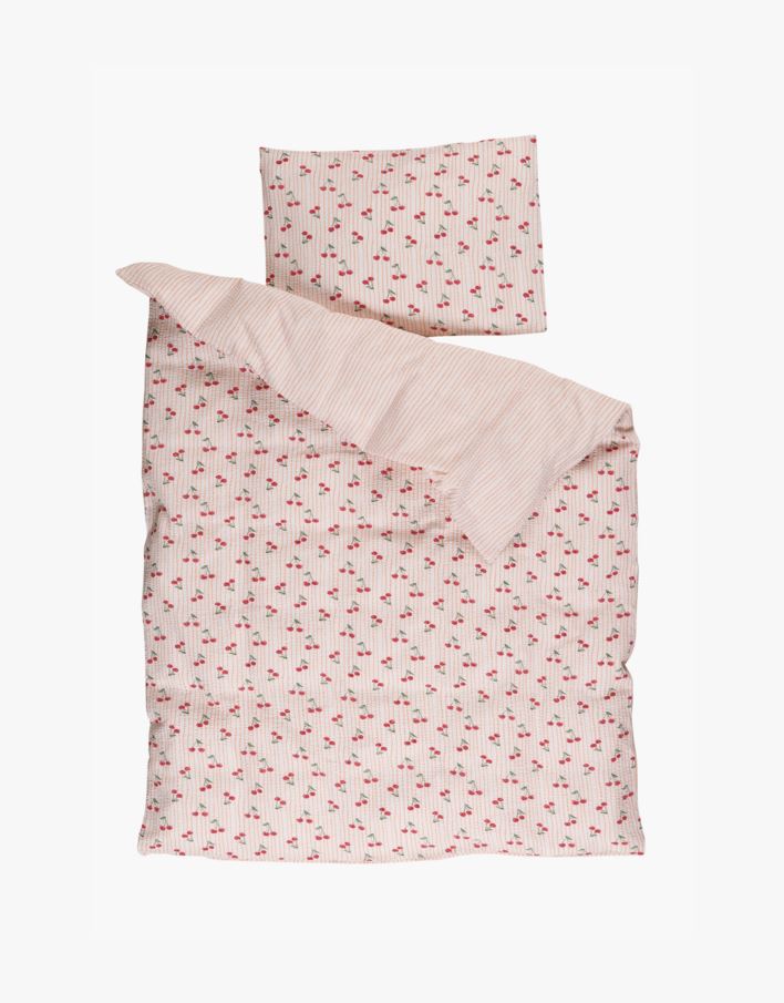 Påslakanset korall - 100x130 38x55 cm korall - 1