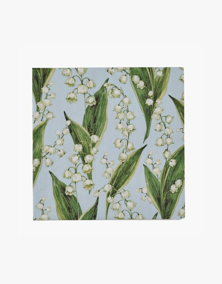 Cocktailservett ljusblå - 25x25 cm ljusblå - 1