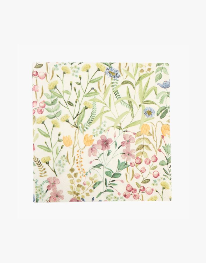 Pappersservetter beige - 33x33 cm beige - 1