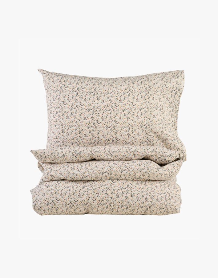 Påslakanset i bomull multi/grön - 150x210 cm multi/grön - 1