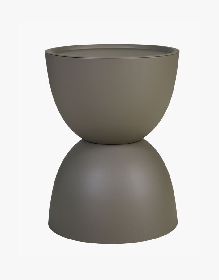 Trädgårdsbord taupe - h46 cm ø34 taupe - 1