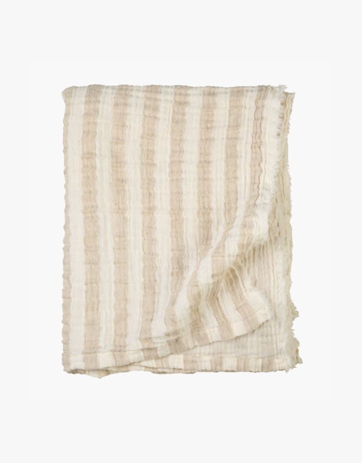 Pläd natur - 130x170 cm natur - 1