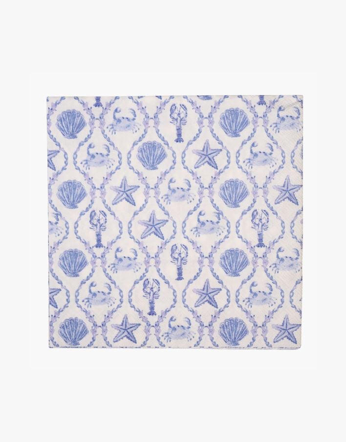 Middagsservetter blå - 40x40 cm blå - 1