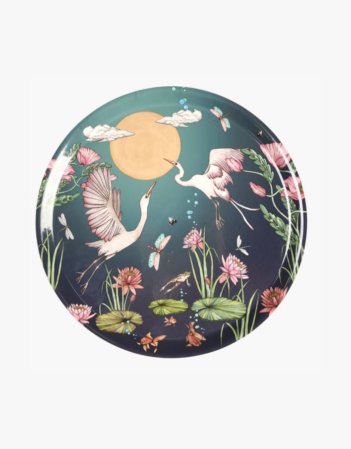 Bricka grön - ø38 cm grön - 1