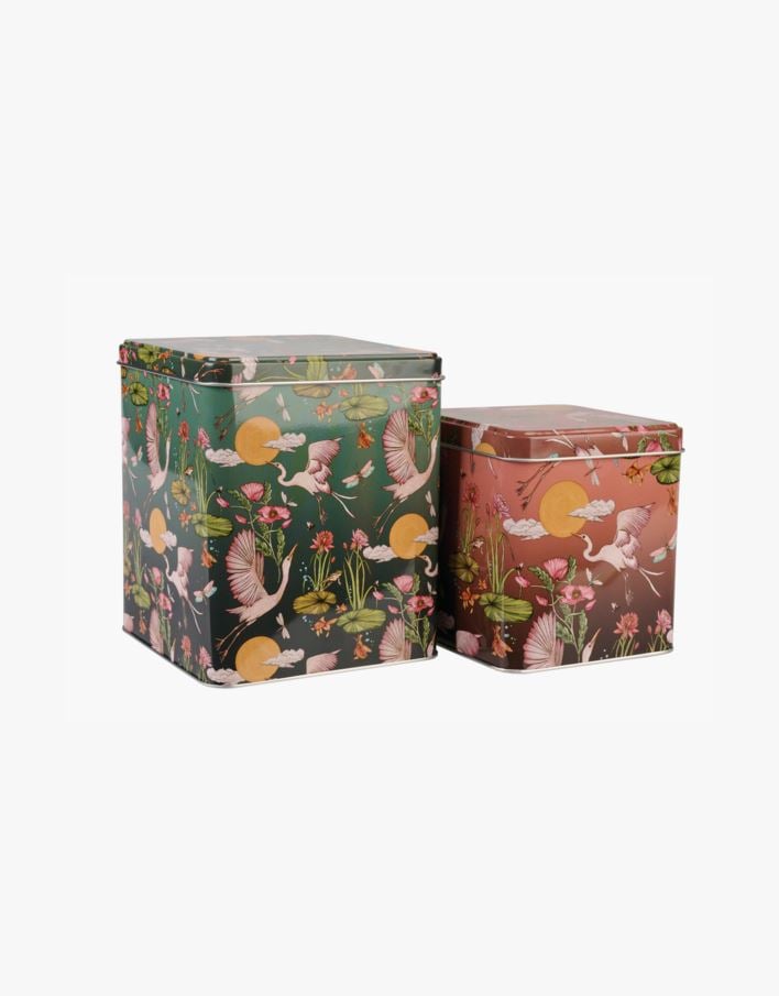 2-pack kakburk grön - 13cm h 15cm grön - 1