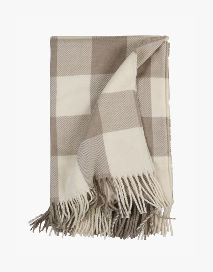 Pläd beige - 130x170 cm beige - 1